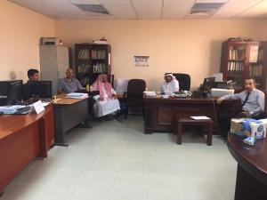 His Excellency the Dean of Al-Qunfudhah University College Visits the Academic Departments of the College